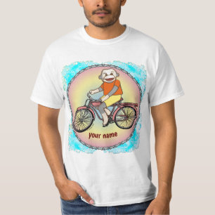 Sock Monkey Bicycle  t-shirt
