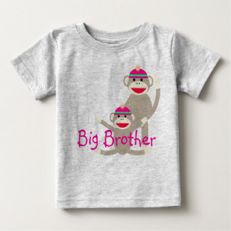 Sock monkey Big Brother infant T-Shirt - AMZ