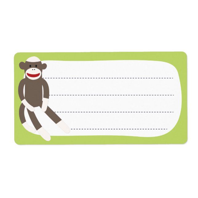 Sock Monkey blank label (Front)