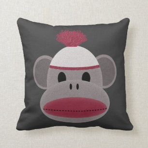 Sock Monkey Cushion