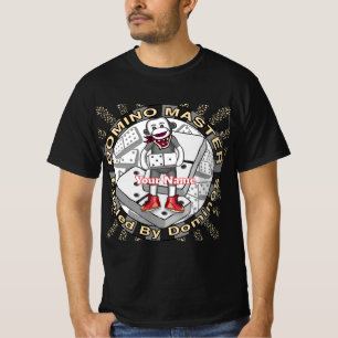 Sock Monkey Domino Master T-Shirt