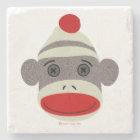 Sock Monkey Face Stone Coasters