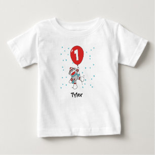 Sock Monkey First Birthday Baby T-Shirt