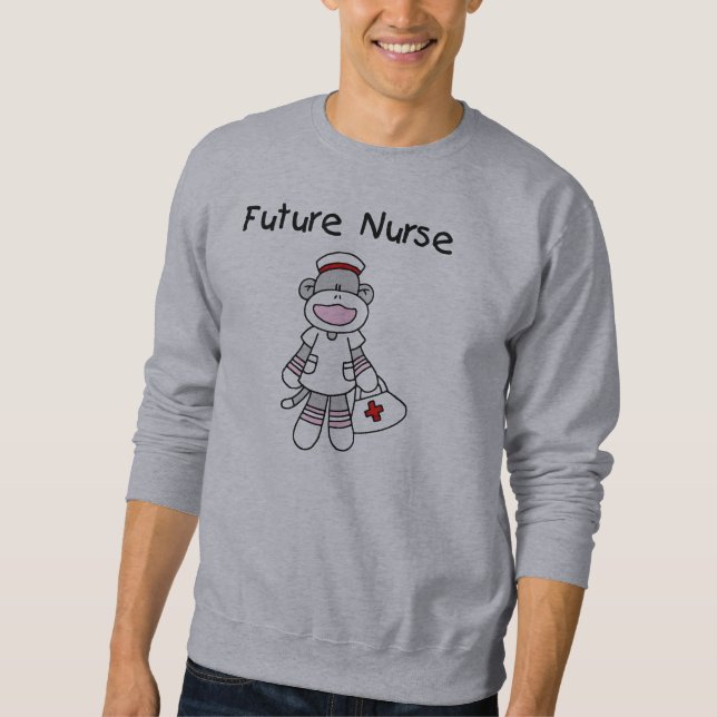 Sock  Monkey Future Nurse T-shirts and Gifts (Front)