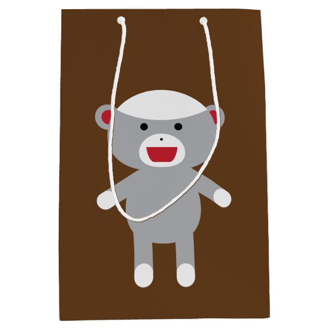 Sock Monkey Gift Bag (Front)