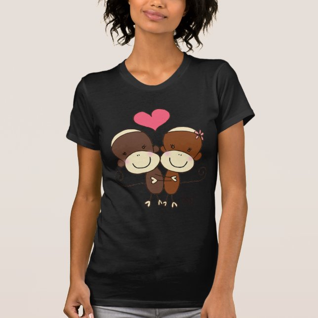 Sock Monkey Hugz T-shirt (Front)