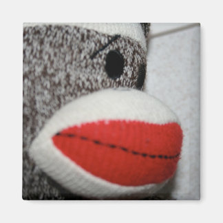 Sock Monkey Magnet