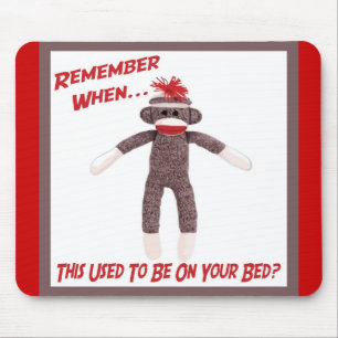 Sock Monkey Mousepad