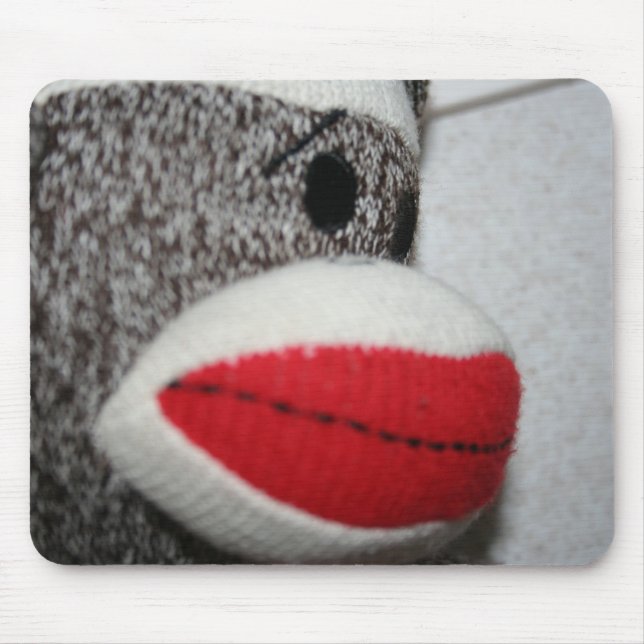 Sock Monkey Mousepad (Front)