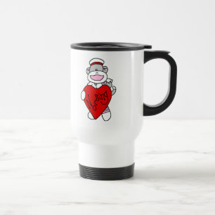 Sock Monkey Nursing Mug