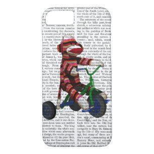 Sock Monkey on Tricycle iPhone 8/7 Case