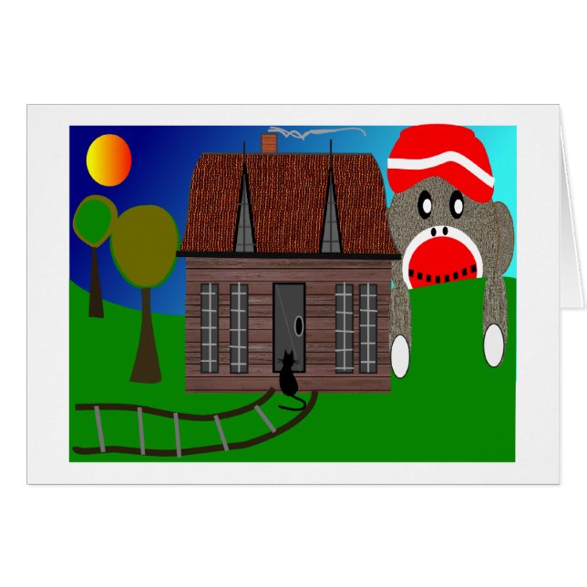 Sock Monkey Over the Horizon--Art (Front Horizontal)