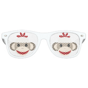 Sock Monkey Party Shades