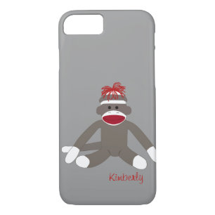 Sock Monkey Personalised iPhone 5 iPhone 8/7 Case