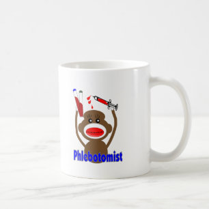 Sock Monkey Phlebotomist Gifts--Adorable Coffee Mug