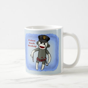 Sock Monkey Police  Mug