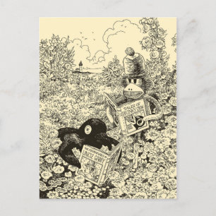 Sock Monkey Postcard