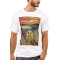 Sock Monkey Scream white T-shirt