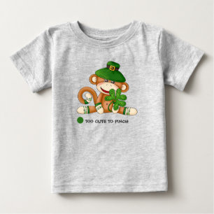 Sock Monkey St.Patrick's Day Baby Tutu Bodysuits
