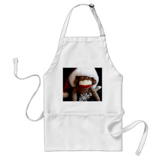 Sock monkey standard apron
