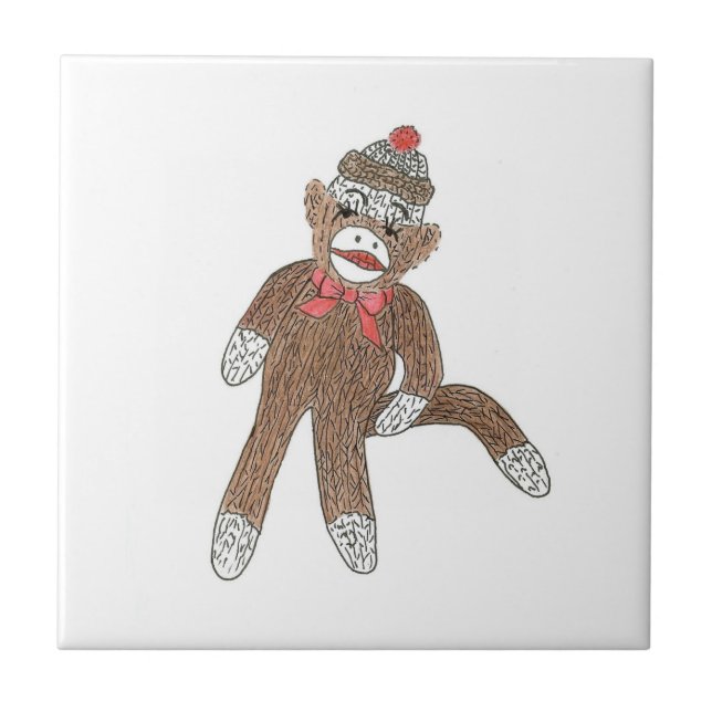 Sock Monkey tile (Front)