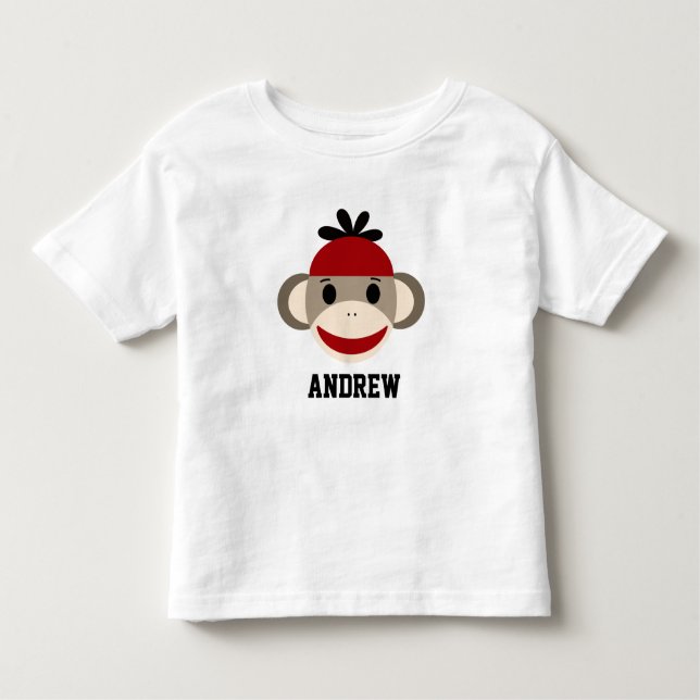 Sock Monkey Toddler Shirt (Front)