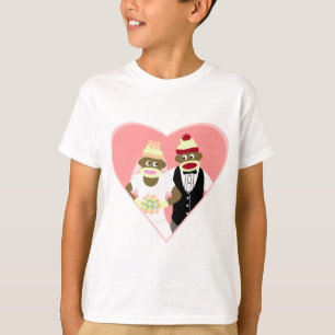 Sock Monkey Wedding T-Shirt