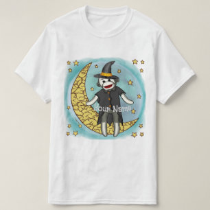 Sock Monkey Witch t-shirts
