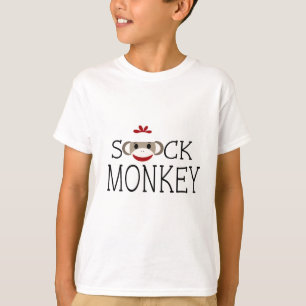 Sock Monkey within Wording T-Shirt