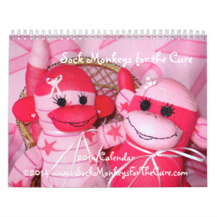 Sock Monkeys for the Cure 2014 Calendar