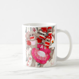 Sock Monkeys for the Cure Pink Ribbon Mug