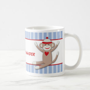 Sock Monkeys Personalised Coffee Mug