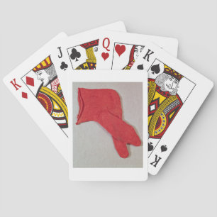Sock, one of a pair from Egypt, Egypto-Roman perio Playing Cards