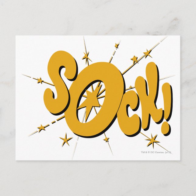 SOCK! POSTCARD (Front)