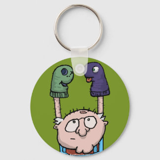 Sock Puppet Conspiracy Key Ring