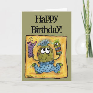 Sock Puppet Fun Card