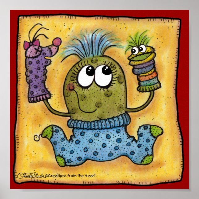 Sock Puppet Fun Poster (Front)