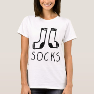 Sock’s White T-Shirt