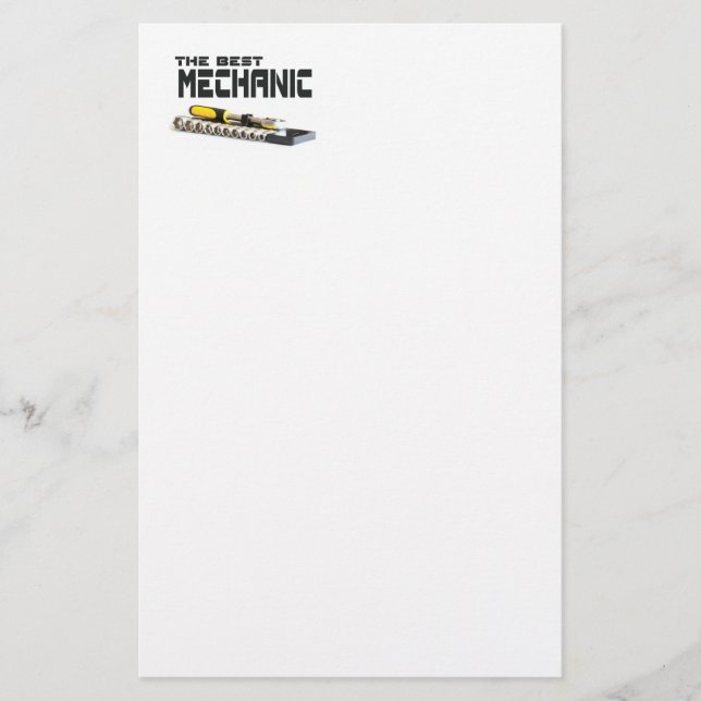 Socket wrenches stationery (Front)