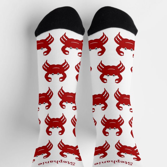 Socks Crab Design (Top)