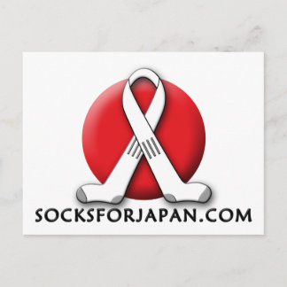 Socks for Japan Postcard