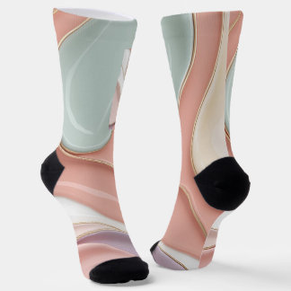 Socks in stylish abstract graphic