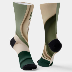 Socks in stylish abstract graphic