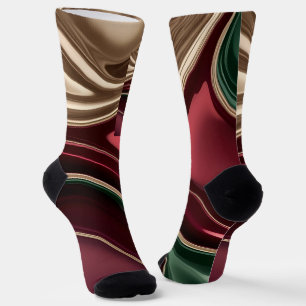 Socks in stylish abstract graphic
