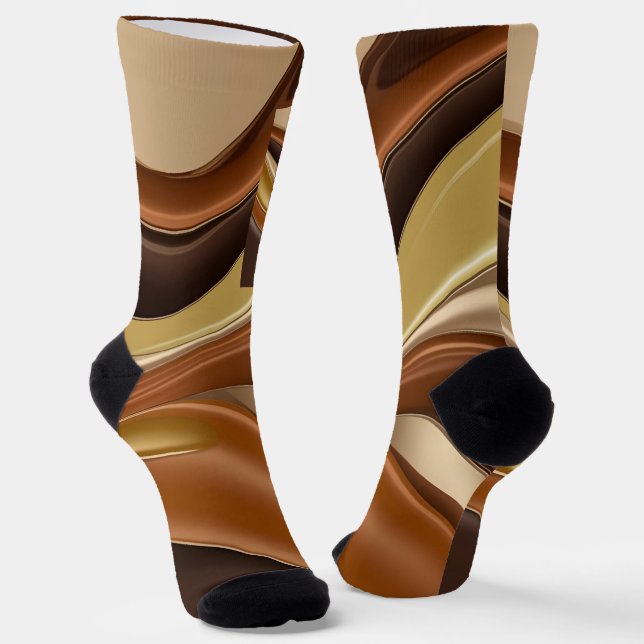 Socks in stylish abstract graphic (Angled)