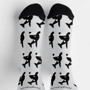 Socks Killer Whale Design