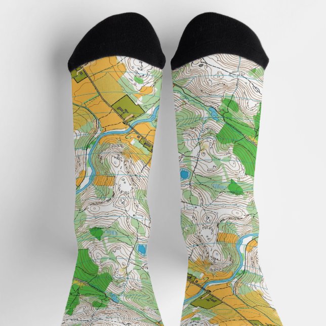 Socks - Orienteering map1 (Top)