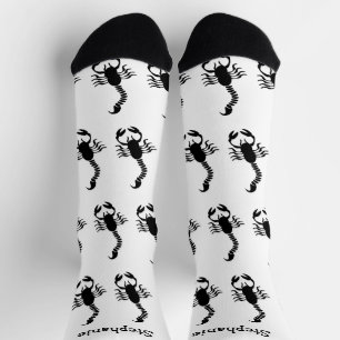 Socks Scorpion Design