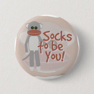 Socks to be You! 6 Cm Round Badge