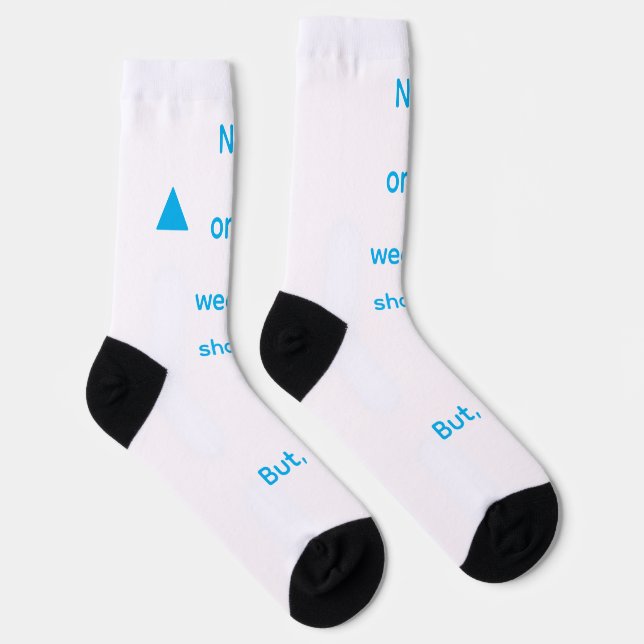 Socks with humour (Right)